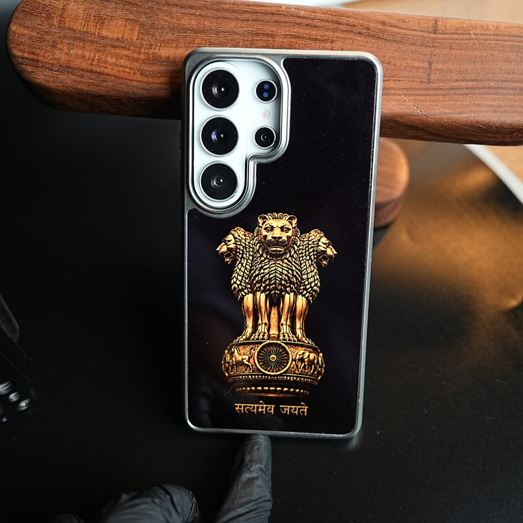 FRATO Galaxy Ultra Series Lion Capital of Ashoka Case for Galaxy Ultra Series | Satyameva Jayate design Cover