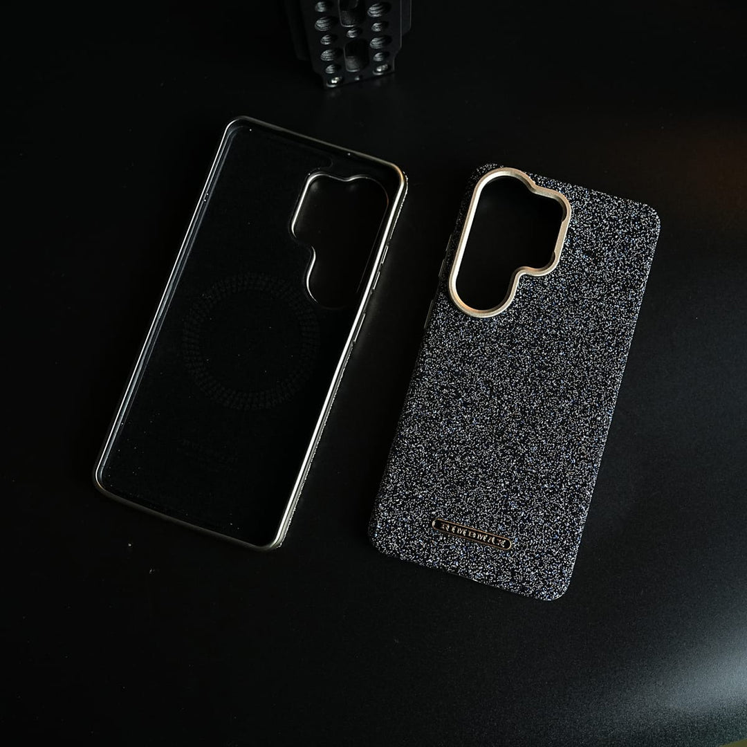 FRATO Galaxy Ultra Series Premium Glitter Jewel MagSafe Case for Galaxy Ultra Series | Metallic Camera Frame