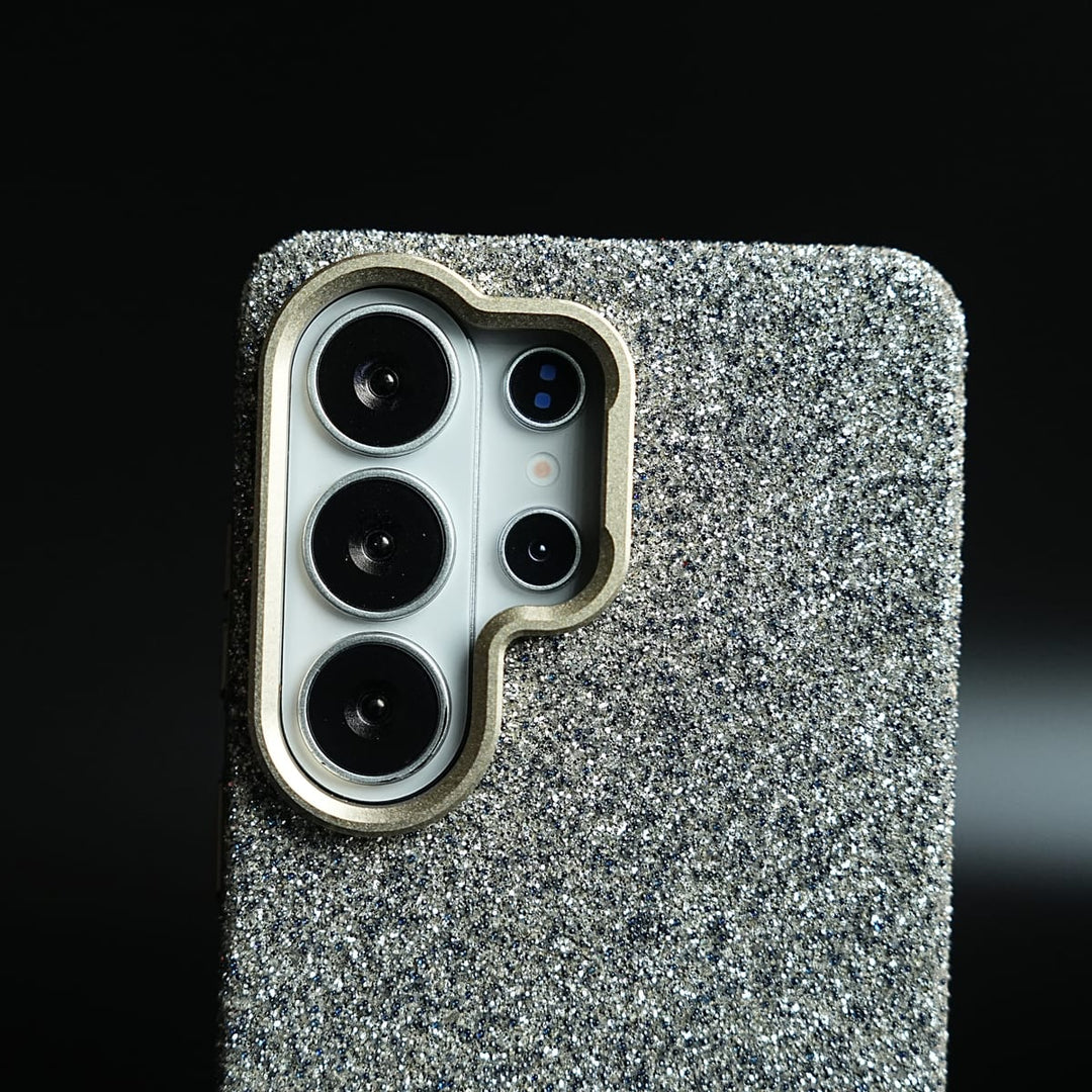 FRATO Galaxy Ultra Series Premium Glitter Jewel MagSafe Case for Galaxy Ultra Series | Metallic Camera Frame