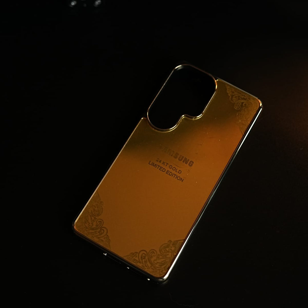 FRATO Galaxy Ultra Series Premium Gold Mirror Case for Galaxy Ultra Series | Printed Design Cover