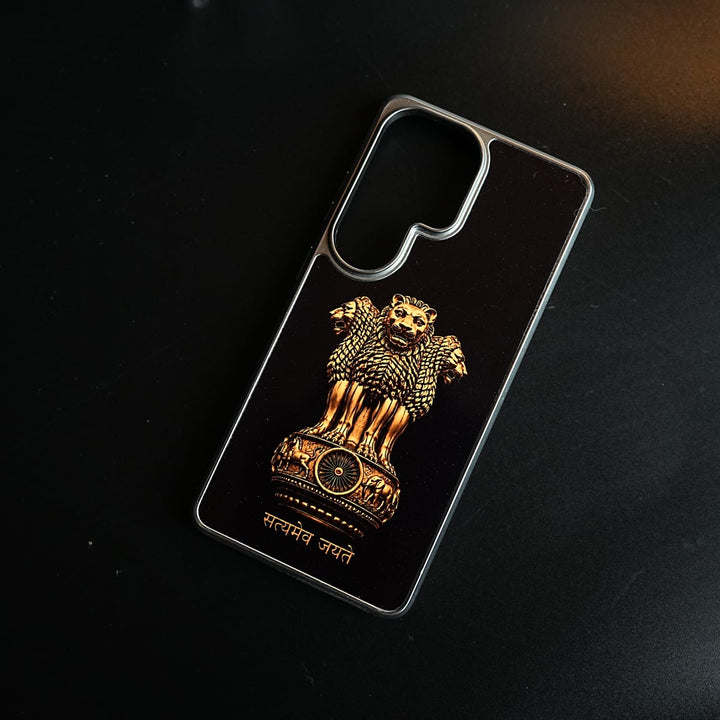 FRATO Galaxy Ultra Series S24 Ultra Lion Capital of Ashoka Case for Galaxy Ultra Series | Satyameva Jayate design Cover
