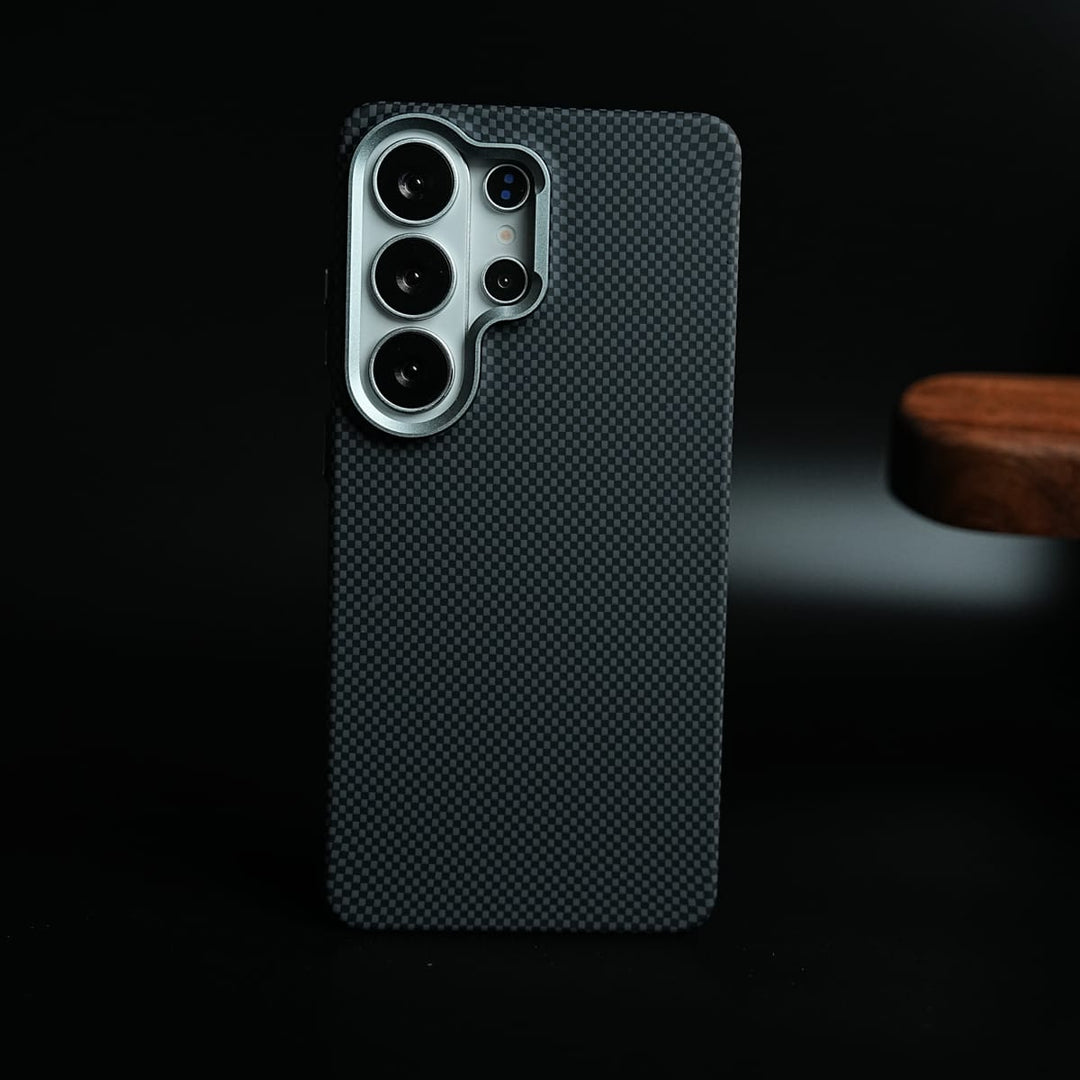 FRATO Galaxy Ultra Series S26 Ultra / Black Carbon Fiber Texture Slim Case for Galaxy Ultra Series | MagSafe Case