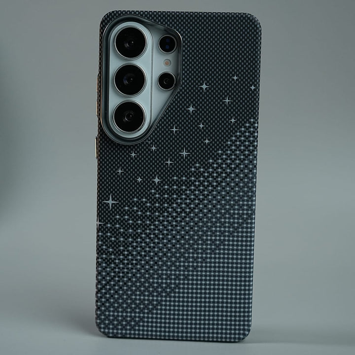 FRATO Galaxy Ultra Series S26 Ultra / Black Galaxy Ultra Series Premium Pixel Gradient MagSafe Case with Metal Camera Frame