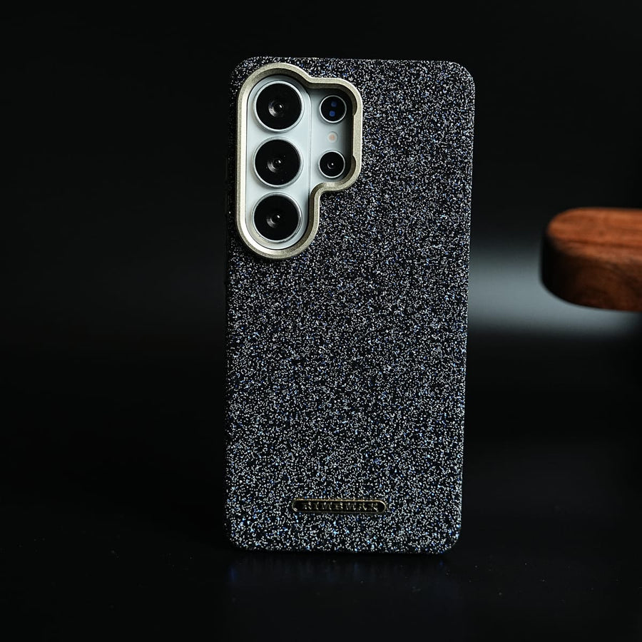 FRATO Galaxy Ultra Series S26 Ultra / Black Premium Glitter Jewel MagSafe Case for Galaxy Ultra Series | Metallic Camera Frame