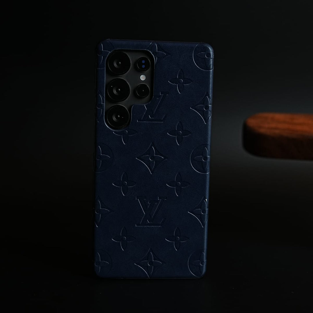 FRATO Galaxy Ultra Series S26 Ultra / Dark Blue Luxury PU Leather Case for Galaxy Ultra Series | Fashion Brand Cover