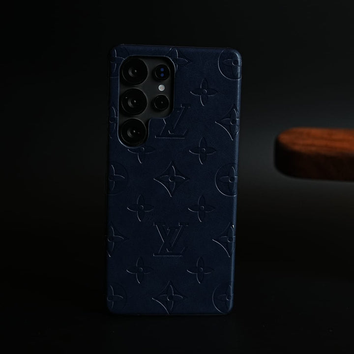 FRATO Galaxy Ultra Series S26 Ultra / Dark Blue Luxury PU Leather Case for Galaxy Ultra Series | Fashion Brand Cover