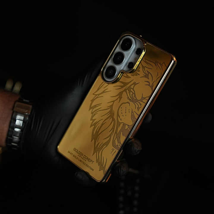 FRATO Galaxy Ultra Series S26 Ultra / Design 1 Premium Gold Mirror Case for Galaxy Ultra Series | Printed Design Cover