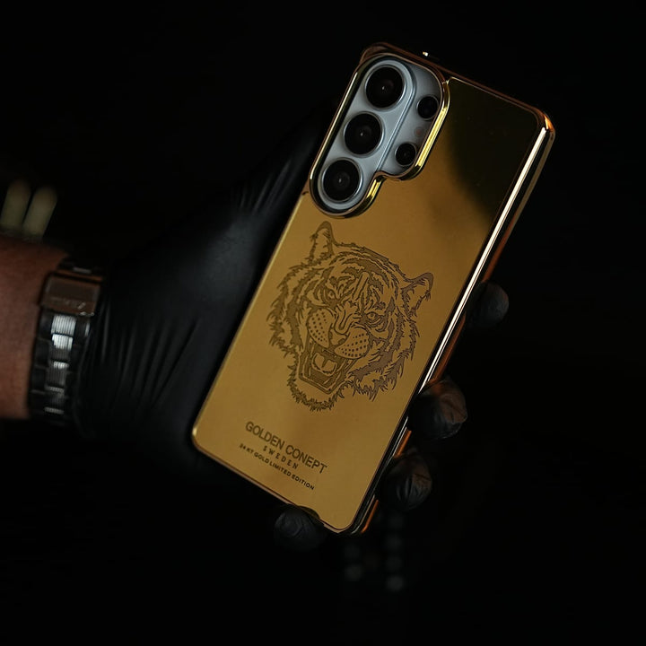 FRATO Galaxy Ultra Series S26 Ultra / Design 3 Premium Gold Mirror Case for Galaxy Ultra Series | Printed Design Cover
