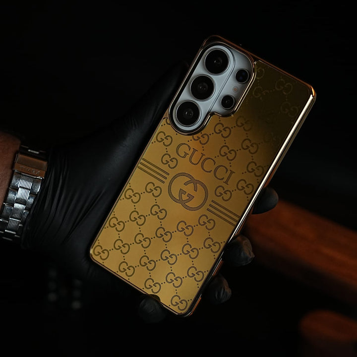 FRATO Galaxy Ultra Series S26 Ultra / Design 9 Premium Gold Mirror Case for Galaxy Ultra Series | Printed Design Cover