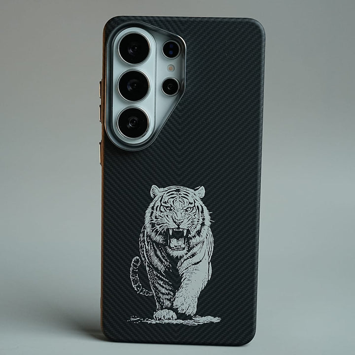 FRATO Galaxy Ultra Series S26 Ultra Galaxy Ultra Series Premium Aramid Fiber Tiger Magnetic Case Cover