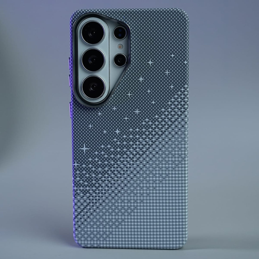 FRATO Galaxy Ultra Series S26 Ultra / Gray Galaxy Ultra Series Premium Pixel Gradient MagSafe Case with Metal Camera Frame