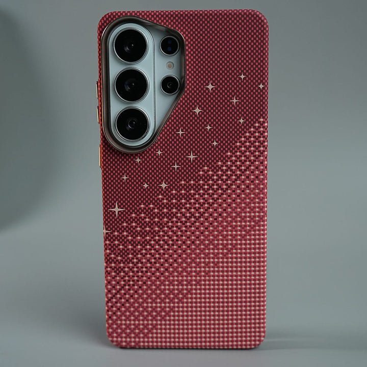 FRATO Galaxy Ultra Series S26 Ultra / Red Galaxy Ultra Series Premium Pixel Gradient MagSafe Case with Metal Camera Frame