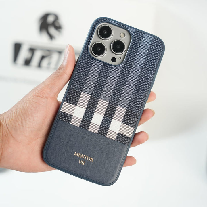 FRATO iPhone 15 Series iPhone 15 Pro / Blue iPhone 15 Series MENTOR Series MagSafe Premium Leather Cover