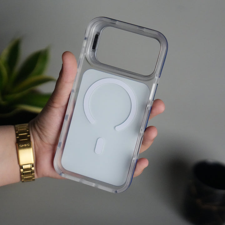 FRATO iPhone 15 Series iPhone 15 Pro Max MagSafe Case with Metal Camera Stand | Slim & Shockproof Protection