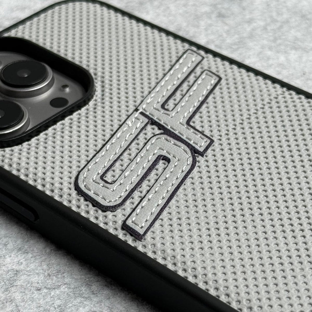 FRATO iPhone 15 Series iPhone 15 Pro Max SF Sports Car Logo PU Leather Case Cover (Grey)
