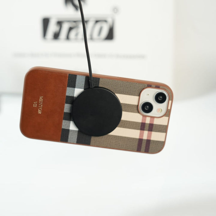 FRATO iPhone 15 Series iPhone 15 Series MENTOR Series MagSafe Premium Leather Cover