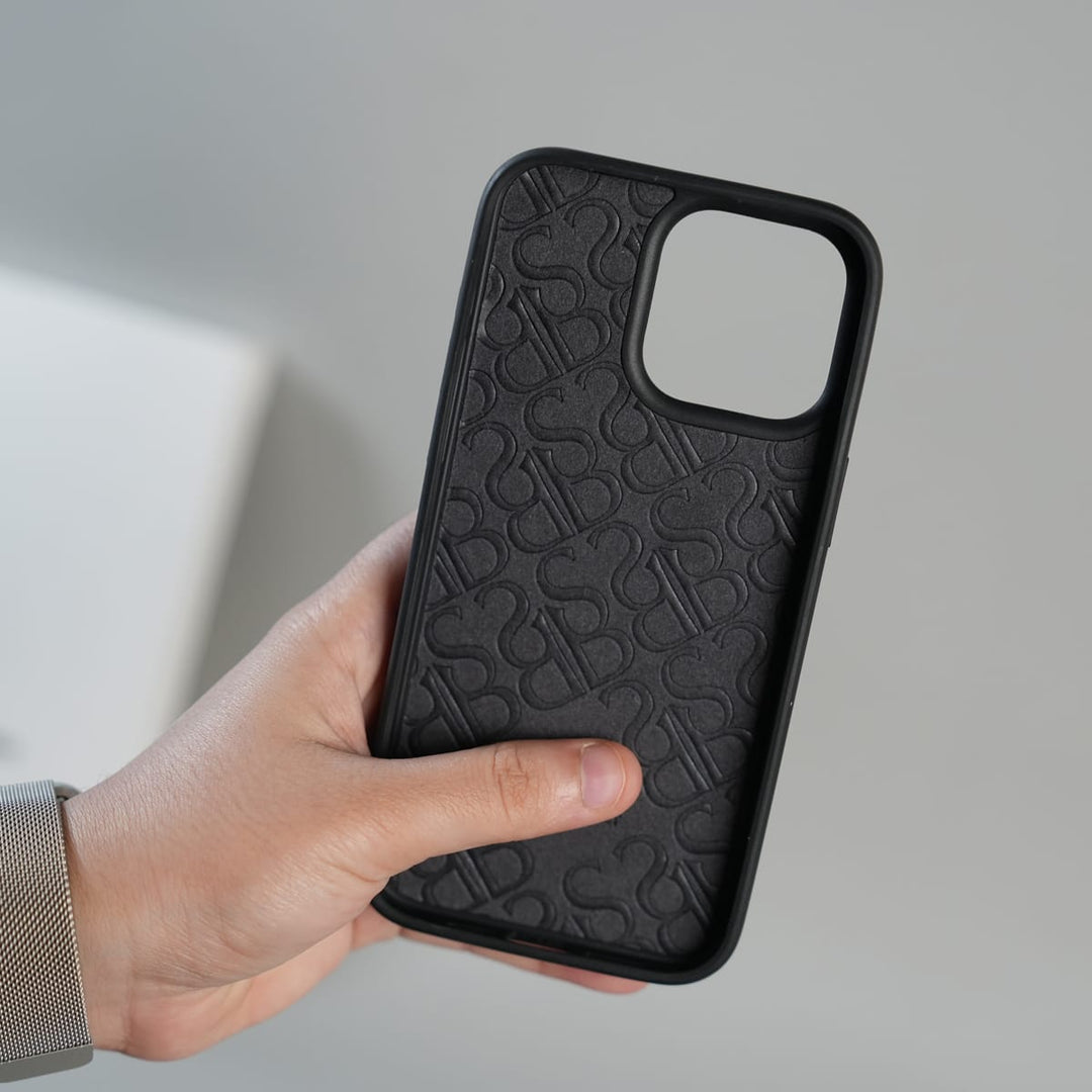 FRATO iPhone 15 Series iPhone 15 Series Premium Leather Card Holder Case with Stitched Crest Design