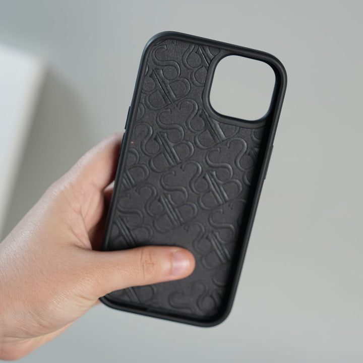 FRATO iPhone 15 Series iPhone 15 Series Premium Leather Card Holder Case with Stitched Crest Design