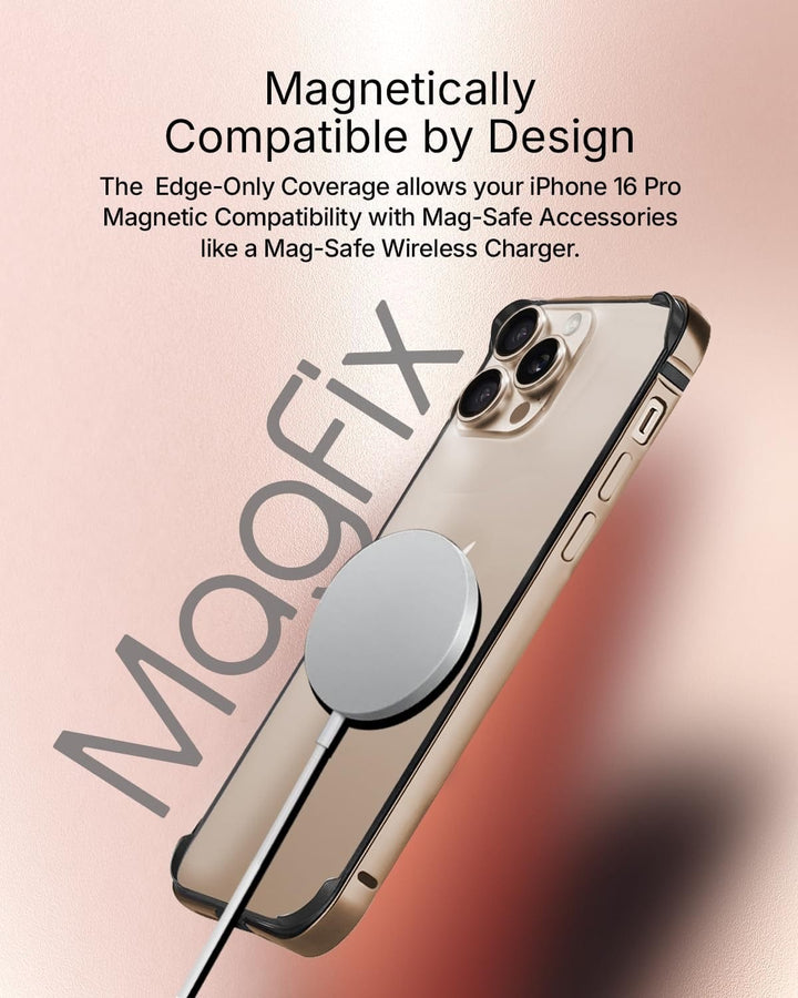 FRATO iPhone 16 Series iPhone 16 / 16 Plus Chrome Bumper Protector Case
