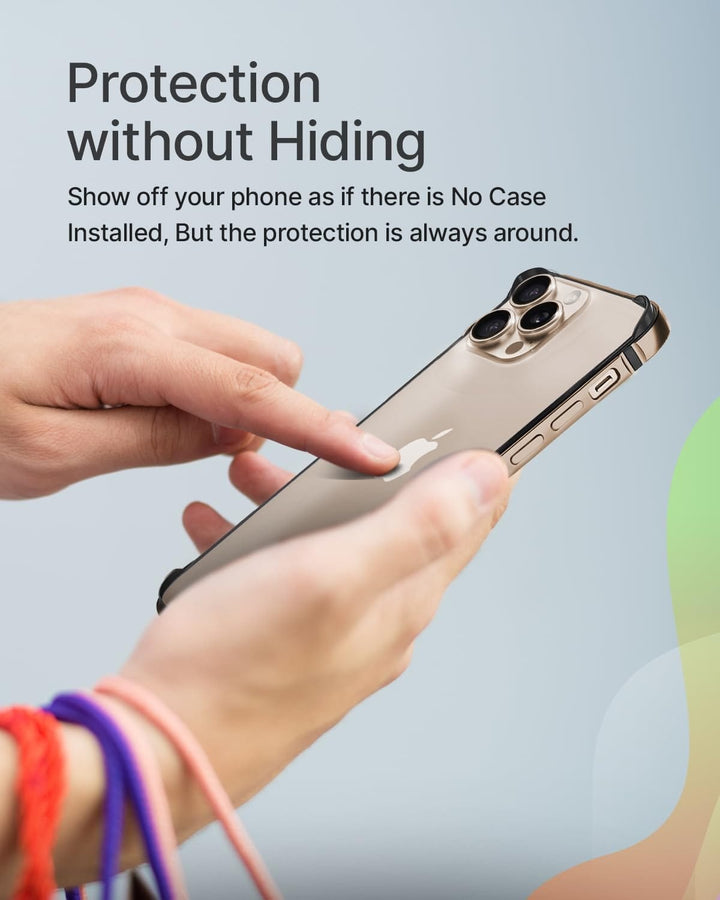 FRATO iPhone 16 Series iPhone 16 Pro Chrome Bumper Protector Case