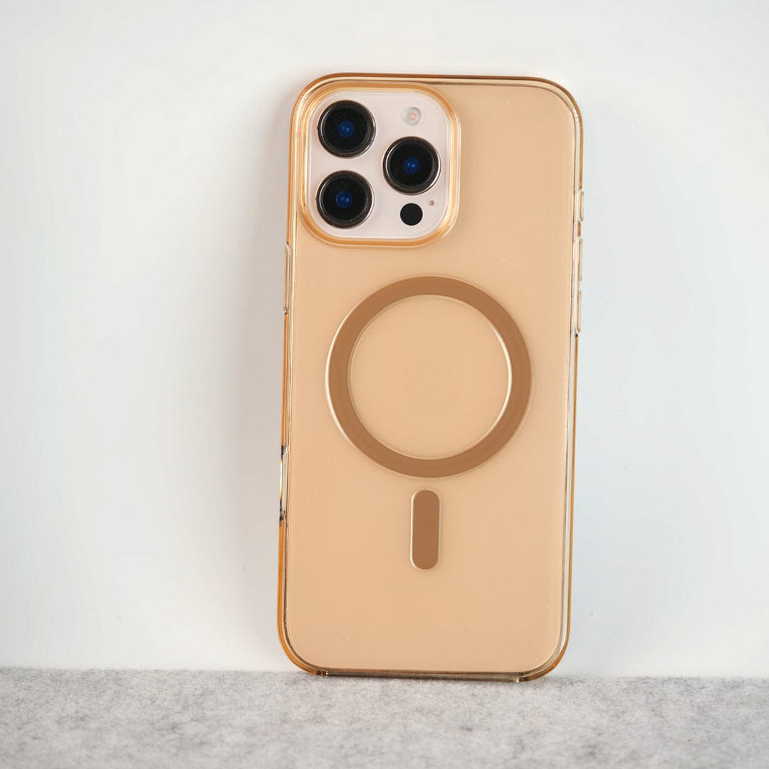 FRATO iPhone 16 Series iPhone 16 Pro / Desert Cristal iPhone 16 Series High Quality Cristal Case Strong MagSafe IC Working Case Cover