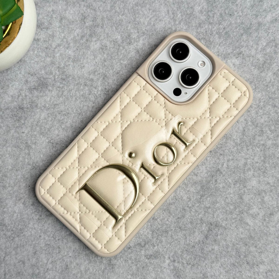 FRATO iPhone 16 Series iPhone 16 Pro Max / Beige iPhone 16 Series DR Puff Edition PU Leather Case Cover