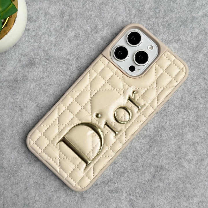 FRATO iPhone 16 Series iPhone 16 Pro Max / Beige iPhone 16 Series DR Puff Edition PU Leather Case Cover