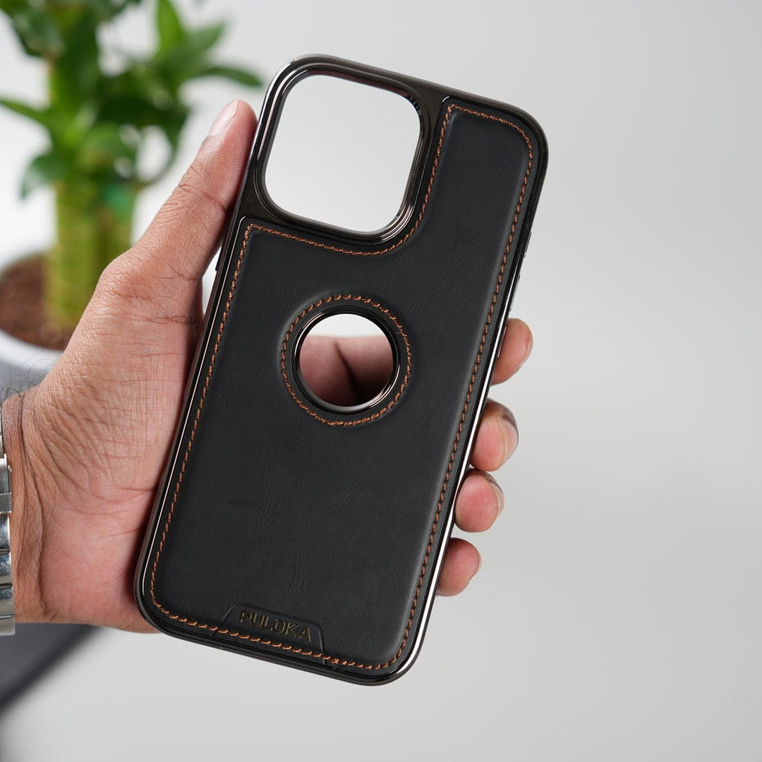 FRATO iPhone 16 Series iPhone 16 Pro Max / Black iPhone 16 Series Leather Case