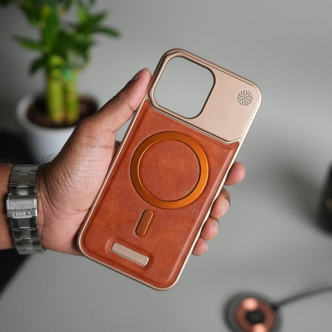 FRATO iPhone 16 Series iPhone 16 Pro Max / Dark Brown iPhone 16 Series Cover Frameless PU Leather Case