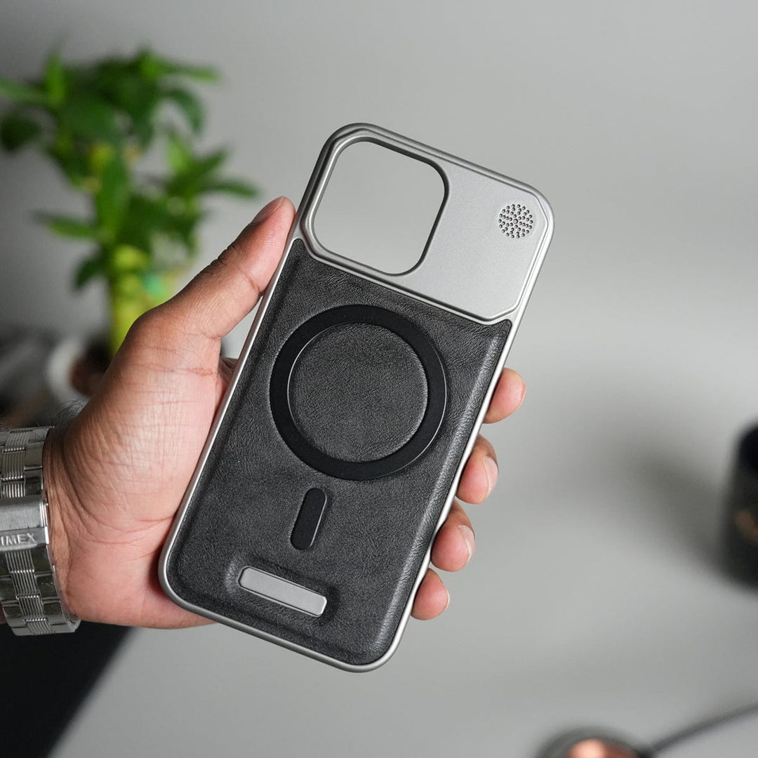 FRATO iPhone 16 Series iPhone 16 Pro Max / Dark Gray iPhone 16 Series Cover Frameless PU Leather Case