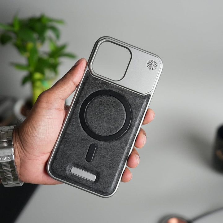 FRATO iPhone 16 Series iPhone 16 Pro Max / Dark Gray iPhone 16 Series Cover Frameless PU Leather Case