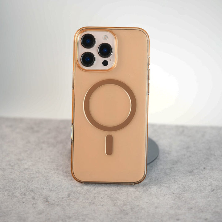 FRATO iPhone 16 Series iPhone 16 Pro max / Desert Cristal iPhone 16 Series High Quality Cristal Case Strong MagSafe IC Working Case Cover