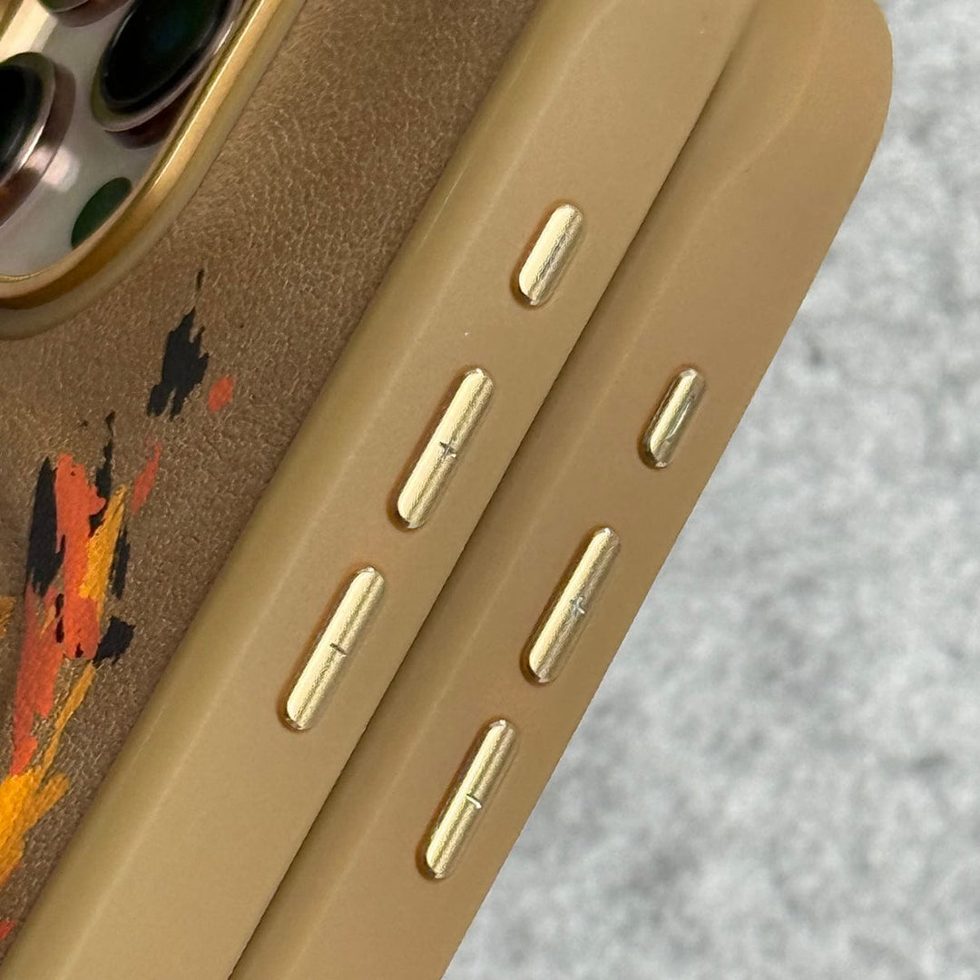 FRATO iPhone 16 Series iPhone 16 Pro Max / iPhone 16 Pro Wild Animal 3D Embroidery Tiger Face MagSafe Case