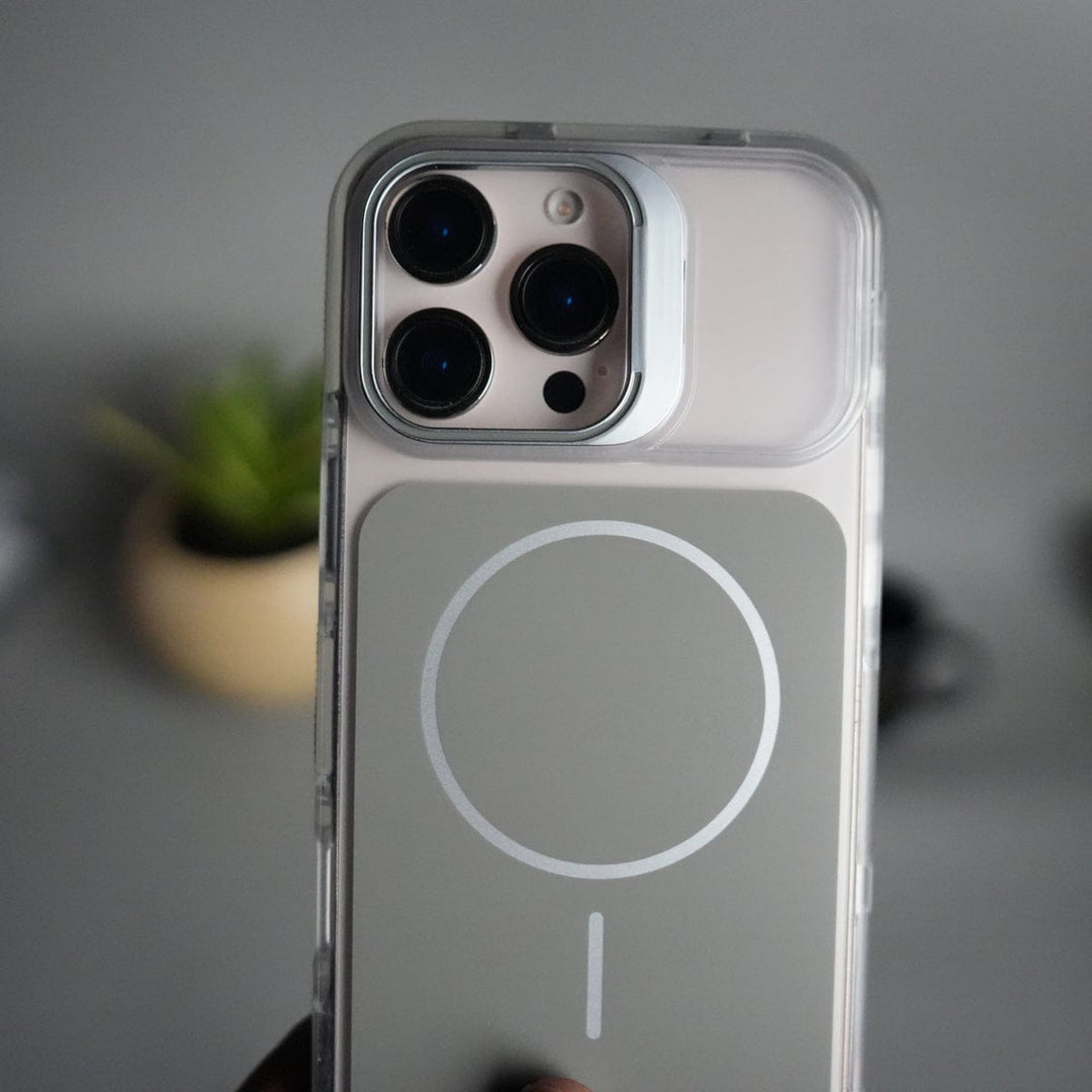 FRATO iPhone 16 Series iPhone 16 Pro Max MagSafe Case with Metal Camera Stand | Slim & Shockproof Protection