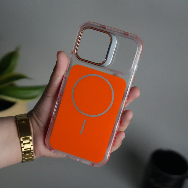 FRATO iPhone 16 Series iPhone 16 Pro Max MagSafe Case with Metal Camera Stand | Slim & Shockproof Protection