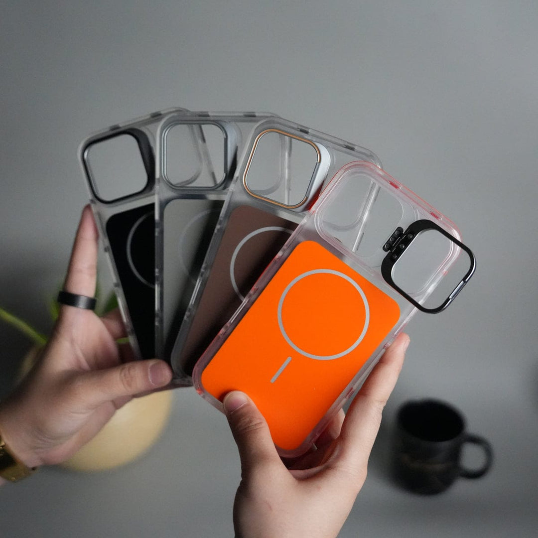 FRATO iPhone 16 Series iPhone 16 Pro Max MagSafe Case with Metal Camera Stand | Slim & Shockproof Protection