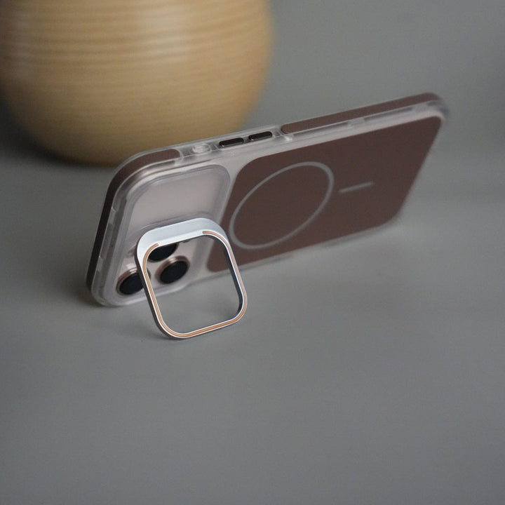 FRATO iPhone 16 Series iPhone 16 Pro Max MagSafe Case with Metal Camera Stand | Slim & Shockproof Protection