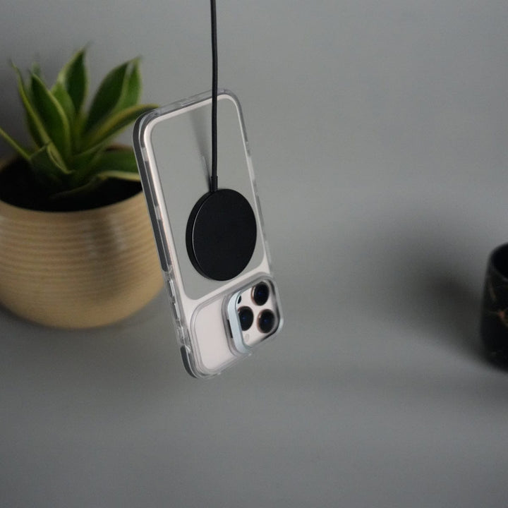 FRATO iPhone 16 Series iPhone 16 Pro Max MagSafe Case with Metal Camera Stand | Slim & Shockproof Protection