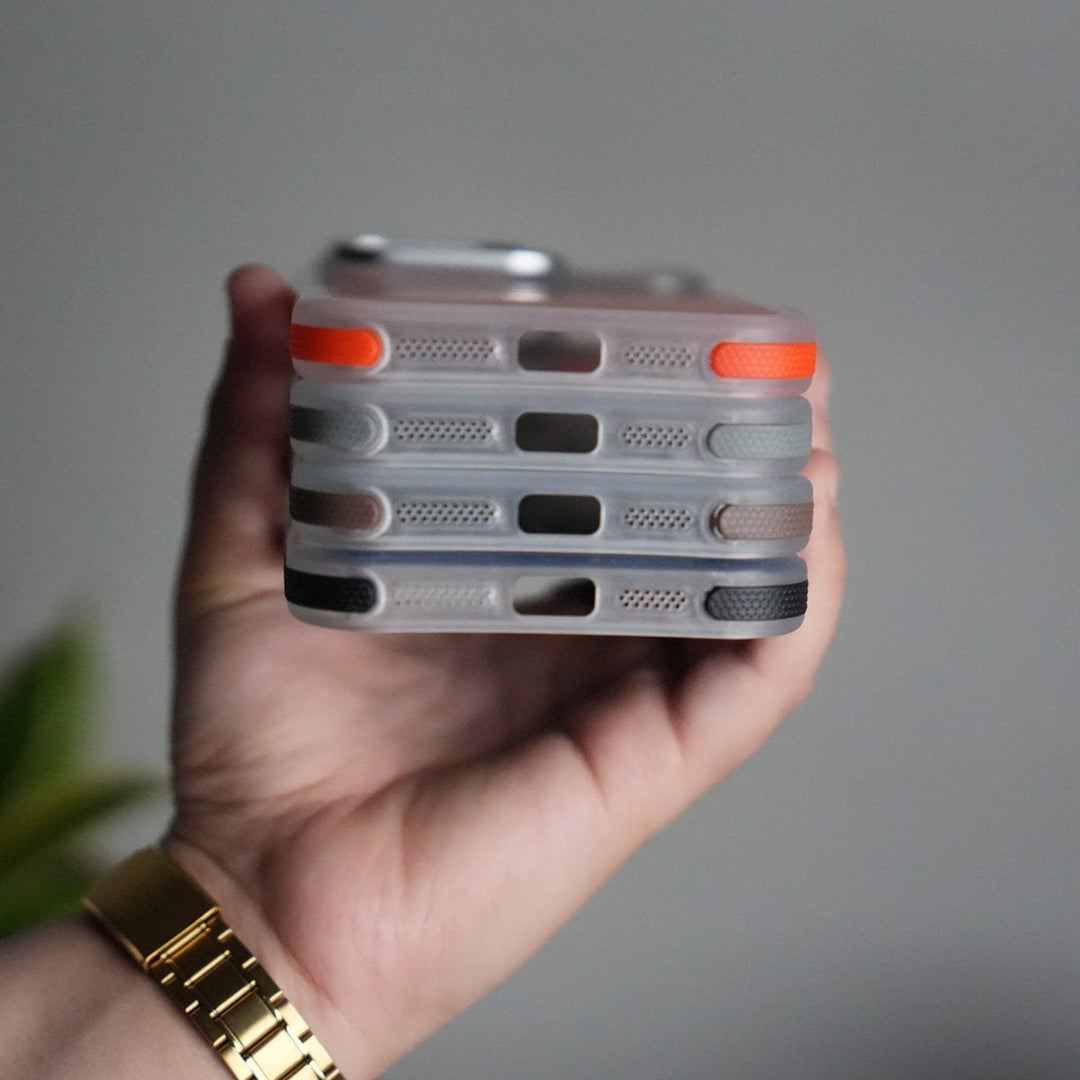 FRATO iPhone 16 Series iPhone 16 Pro Max MagSafe Case with Metal Camera Stand | Slim & Shockproof Protection