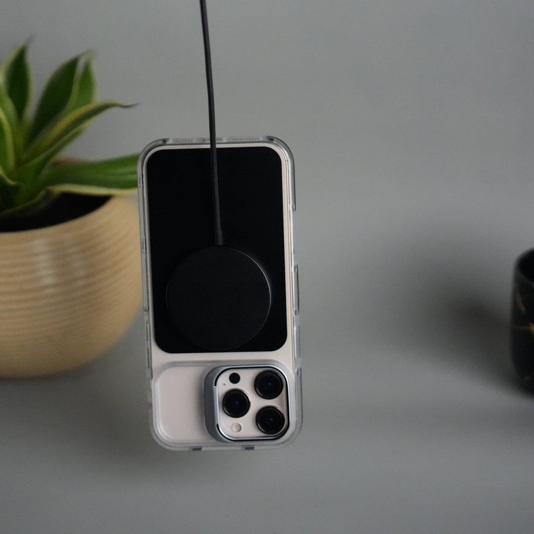 FRATO iPhone 16 Series iPhone 16 Pro Max MagSafe Case with Metal Camera Stand | Slim & Shockproof Protection