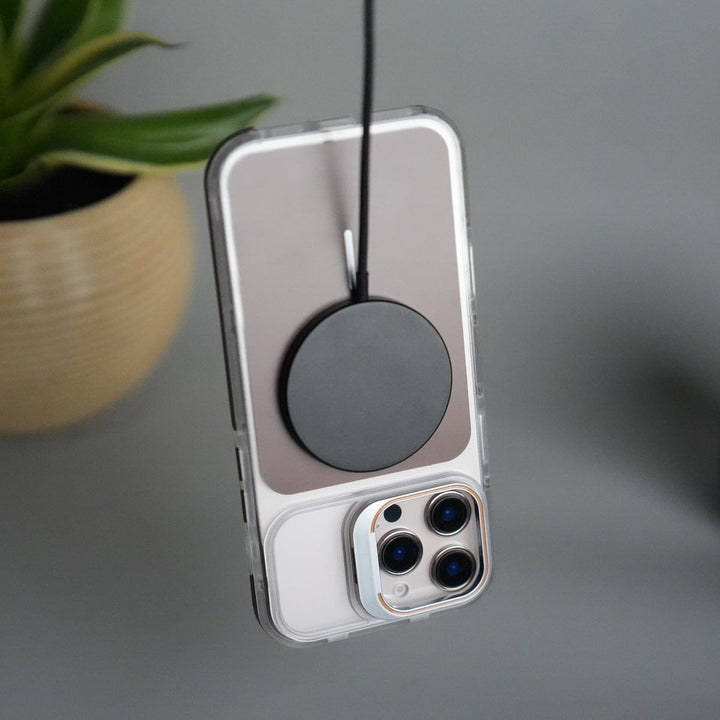 FRATO iPhone 16 Series iPhone 16 Pro Max MagSafe Case with Metal Camera Stand | Slim & Shockproof Protection