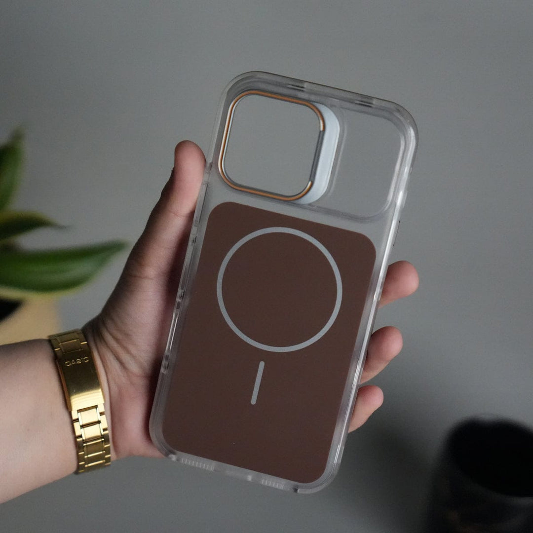 FRATO iPhone 16 Series iPhone 16 Pro Max MagSafe Case with Metal Camera Stand | Slim & Shockproof Protection