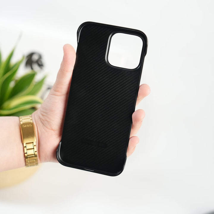FRATO iPhone 16 Series iPhone 16 Pro Max Premium Magnetic Ring Stand Carbon Fiber Case