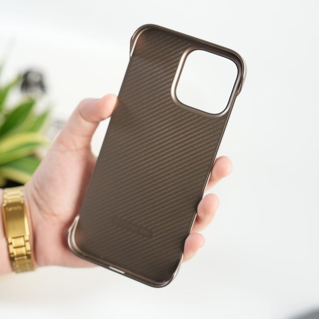 FRATO iPhone 16 Series iPhone 16 Pro Max Premium Magnetic Ring Stand Carbon Fiber Case