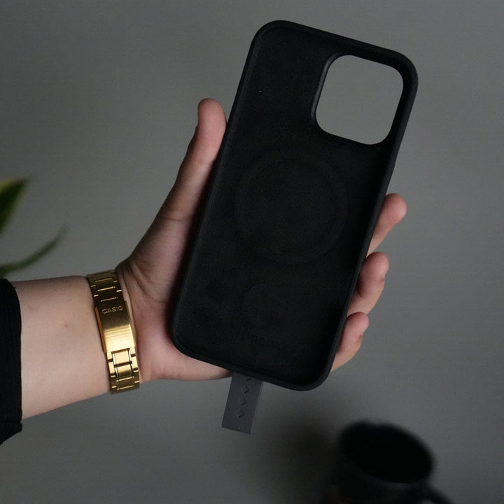 FRATO iPhone 16 Series iPhone 16 Pro Max Silicone Case | Magnetic Ring | Silicone Rotating Grip Strap Cover