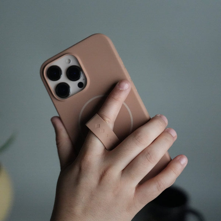 FRATO iPhone 16 Series iPhone 16 Pro Max Silicone Case | Magnetic Ring | Silicone Rotating Grip Strap Cover