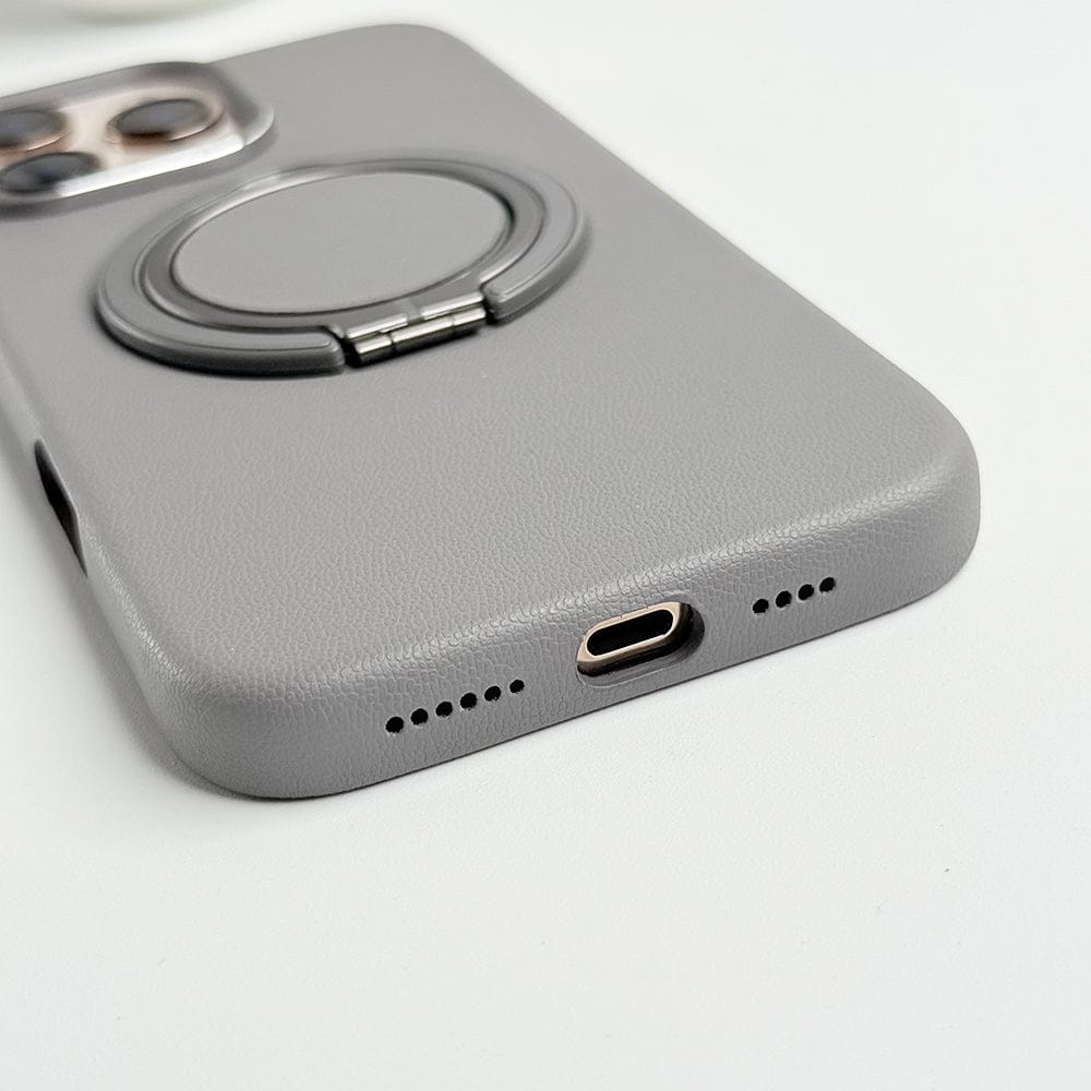 FRATO iPhone 16 Series iPhone 16 Series 360 angle Rotating Stand PU Leather Phone Case