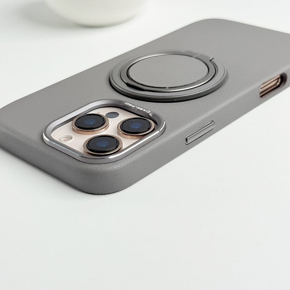 FRATO iPhone 16 Series iPhone 16 Series 360 angle Rotating Stand PU Leather Phone Case