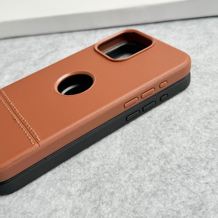 FRATO iPhone 16 Series iPhone 16 Series Bottom Stitch PU Leather Case Cover