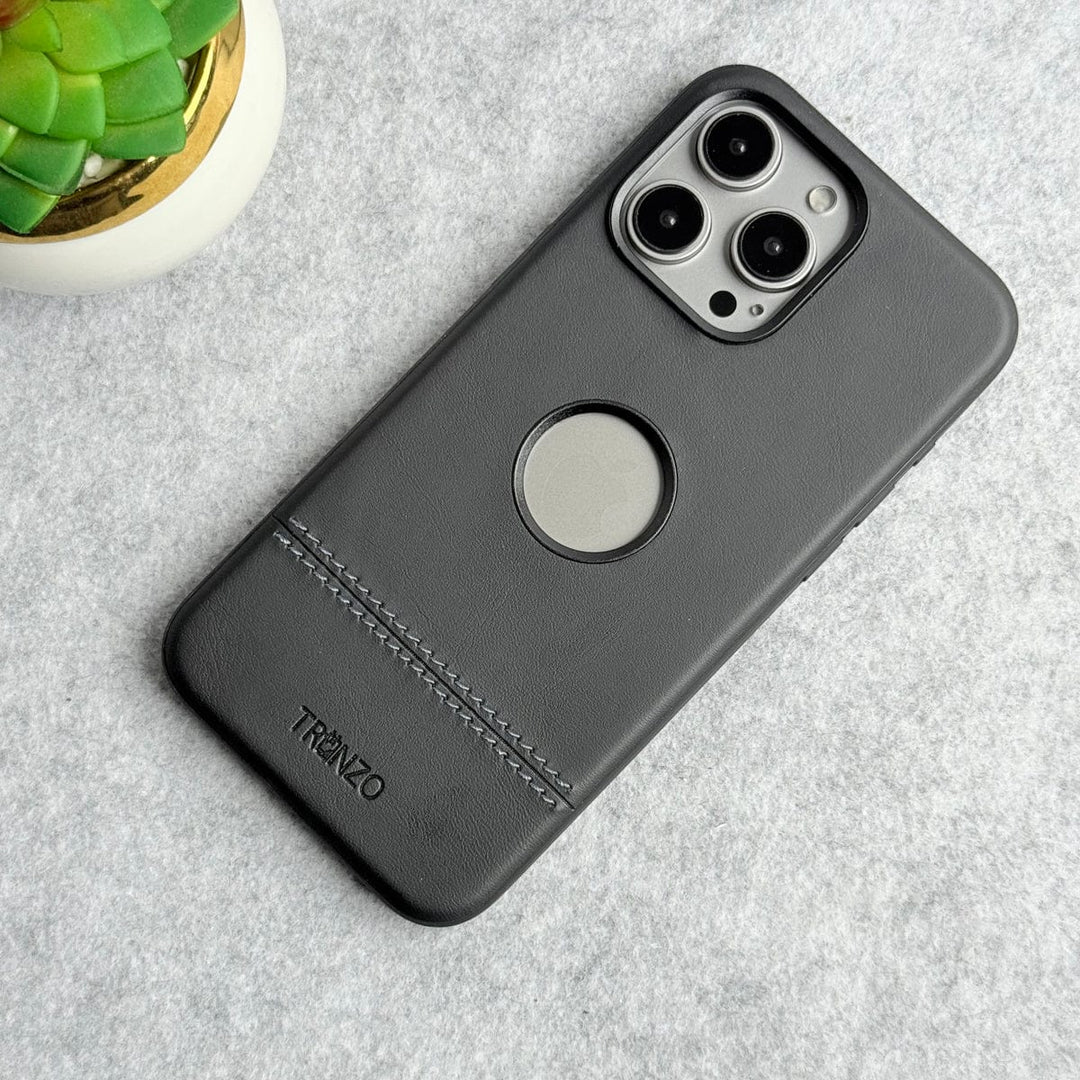 FRATO iPhone 16 Series iPhone 16 Series Bottom Stitch PU Leather Case Cover